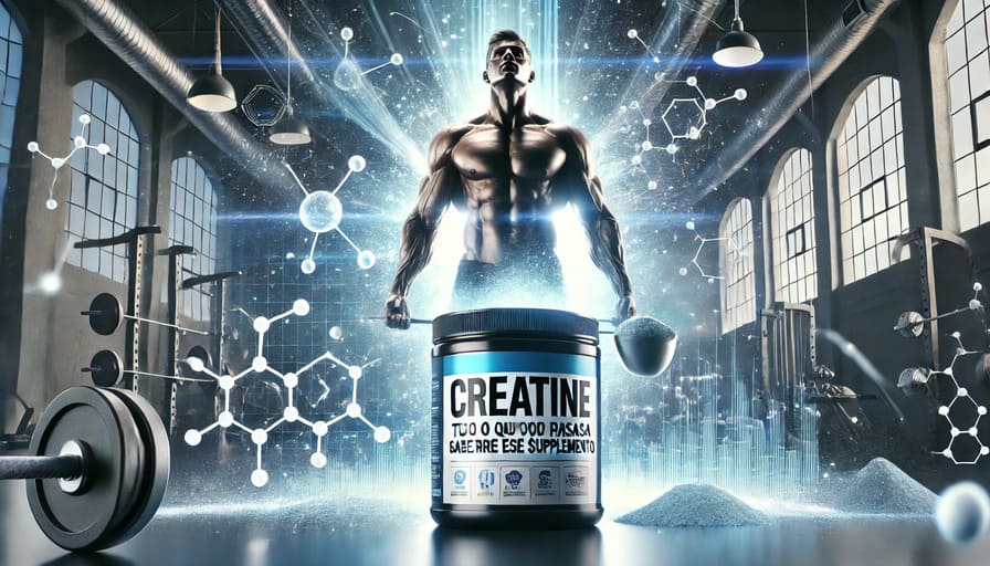 imagem de academia e creatina